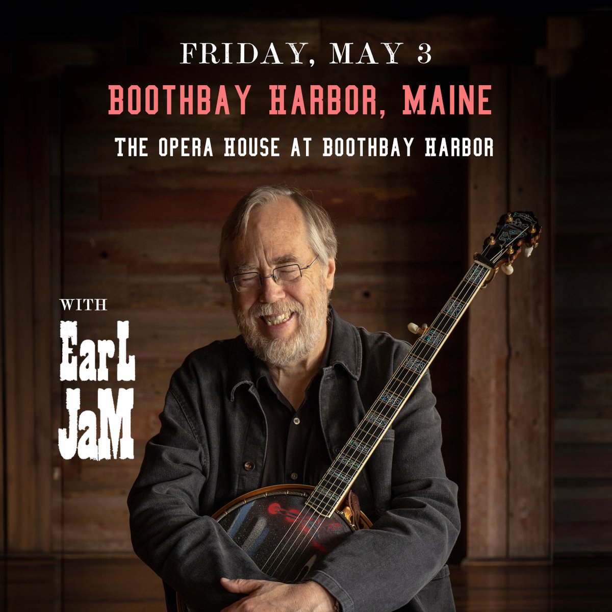 Returning to the great state of #Maine this Friday, May 3rd. Get your tickets for my Earl Jam show in Boothbay Harbor right here: bit.ly/earljamboothbay