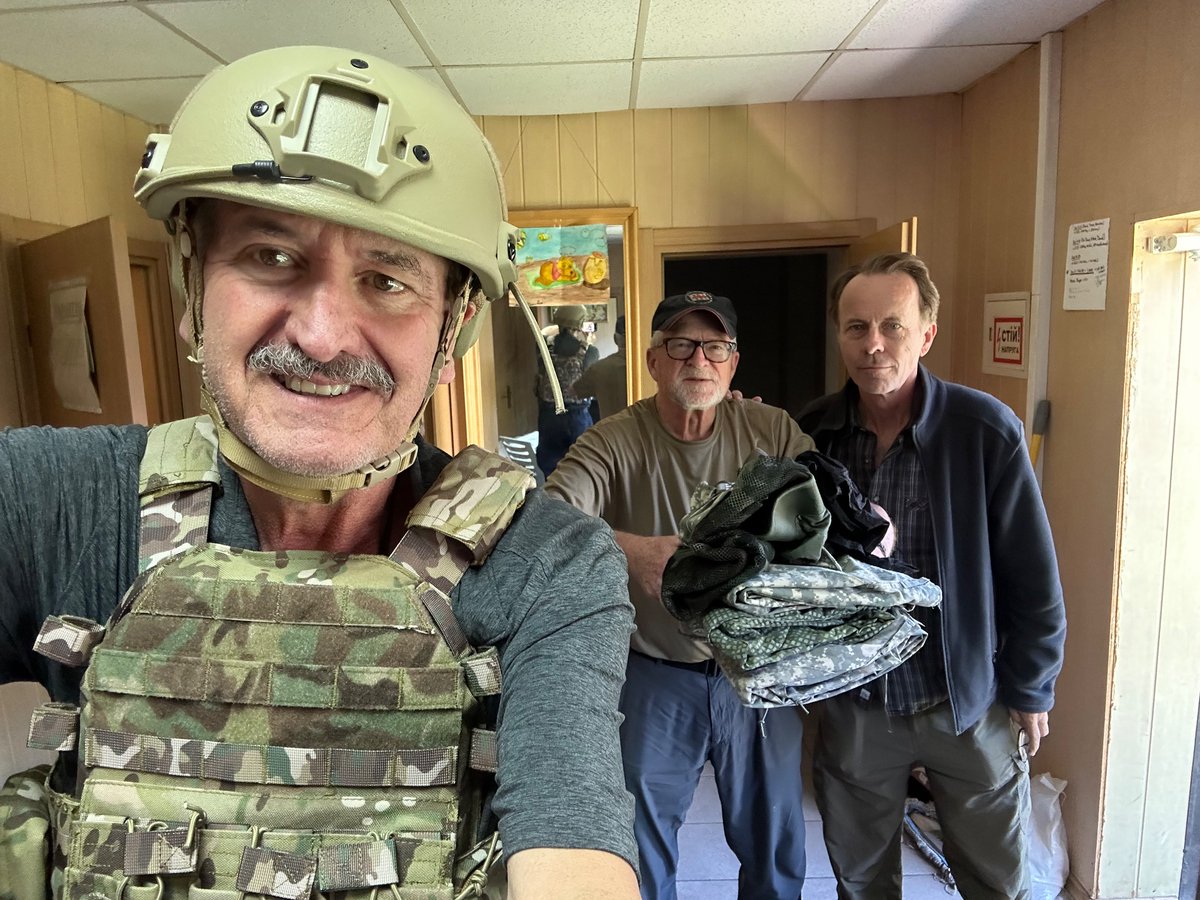 thanks @Harri_Est for helping the Traveling Colonels get - helmet, body armor, sleeping bag to add to my personal gortex shell, rucksack, sleeping pad, 2 IFAKs, spare cammy uniforms, candy for a friend who is conscripted and just sent to adviika area #NAFO donorbox.org/april24