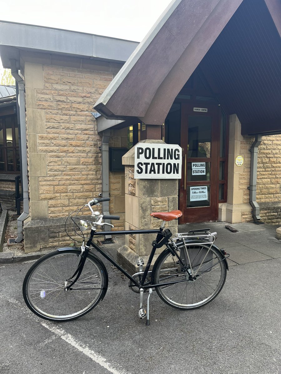 #BikesAtPollingStations