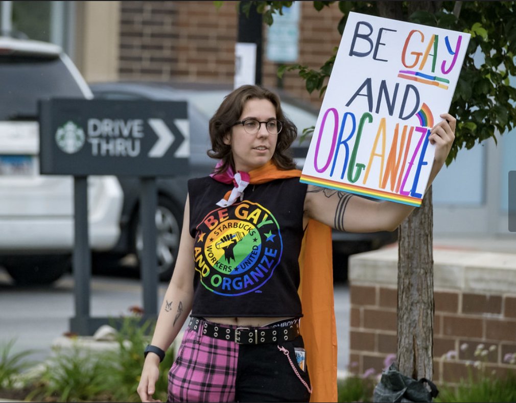 In Illinois, we believe that workers rights are human rights.

<a href="/SBWorkersUnited/">Starbucks Workers United</a> and <a href="/CMRJB/">Workers United - CMRJB</a> member Shep Searl spoke with us about their organizing journey and experience navigating Captive Audience meetings.

Read the full story in our newsletter:
conta.cc/3WiPAzd

#1u
