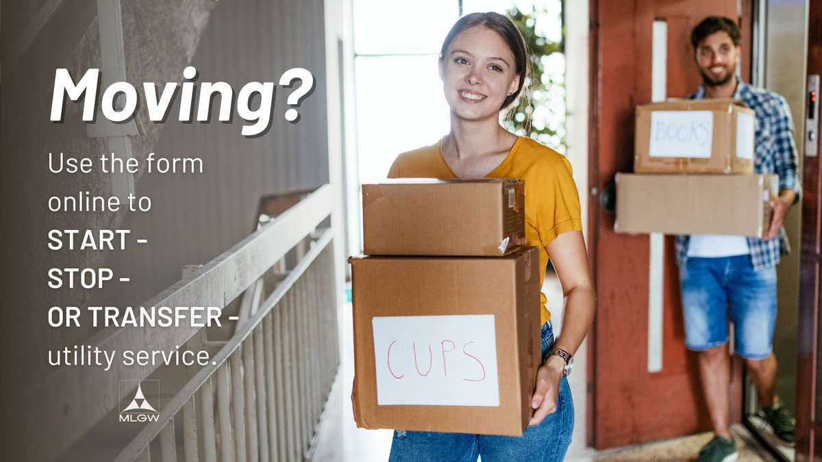 Moving soon? Use the form online to start - stop - or transfer your utility service. Visit mlgw.com/residential/re… for details. #MLGW