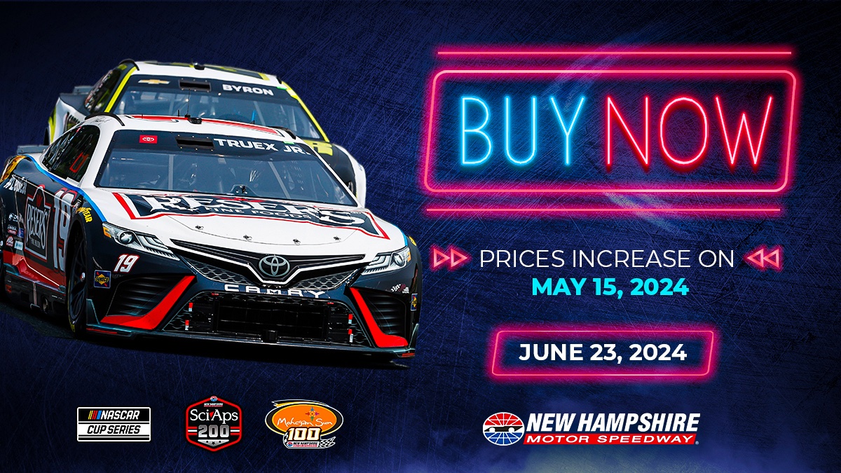 Prices are going 🆙 on May 15! Get your tickets NOW! #NHMS | 🎟: bit.ly/CupTix24