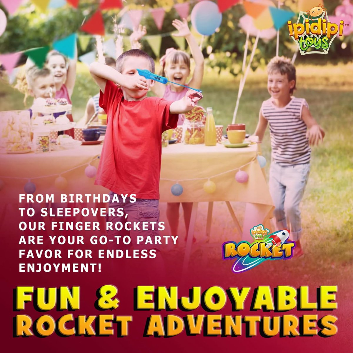Blast into fun with Finger Rockets! Light up the night and ignite imaginations! The ultimate gift for endless entertainment. 🚀🎁 bit.ly/3QHn2w3  #Ipidipitoys #FingerRockets #OutdoorFun #GiftIdeas #idealGift #ImaginativePlay #NighttimeAdventure #EndlessEntertainment