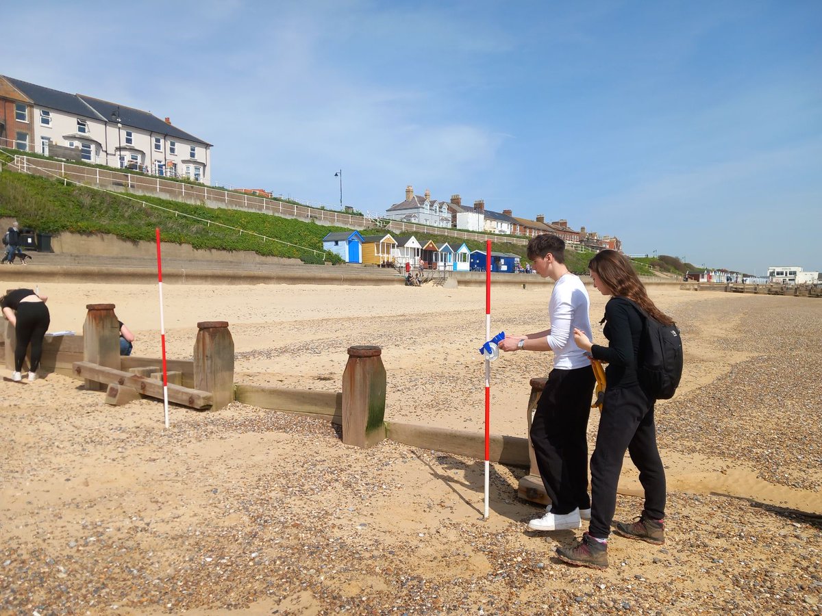 Year 12 had lovely weather in Southwold on their Geography trip this week