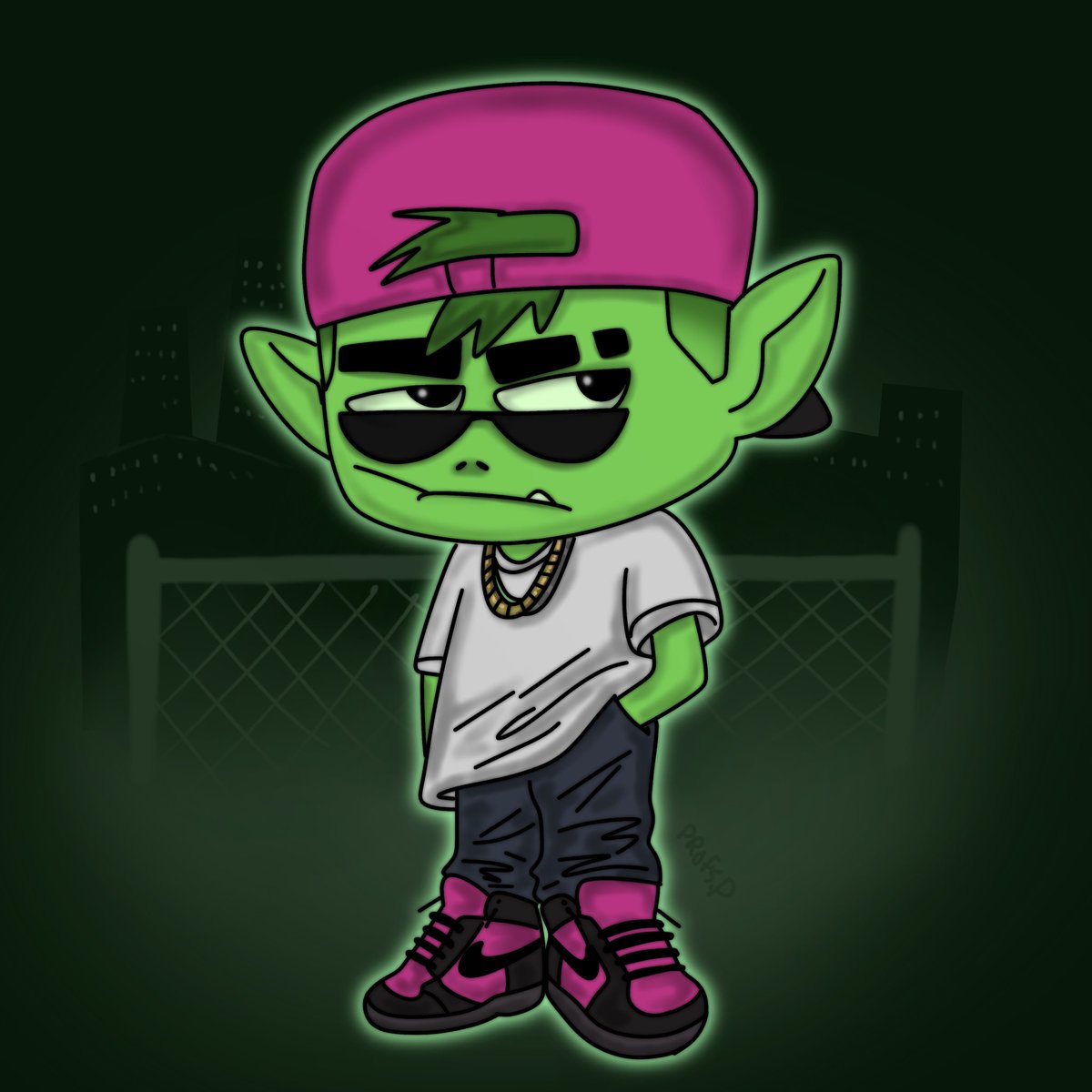 Gangster beastboy🔥🔥 #teentitans