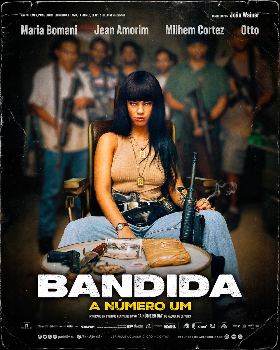 Satisfação, Rebeca.

#BandidaANumero1OFilme 13 de junho, exclusivamente nos cinemas.
#ParisFilmes #VemAí