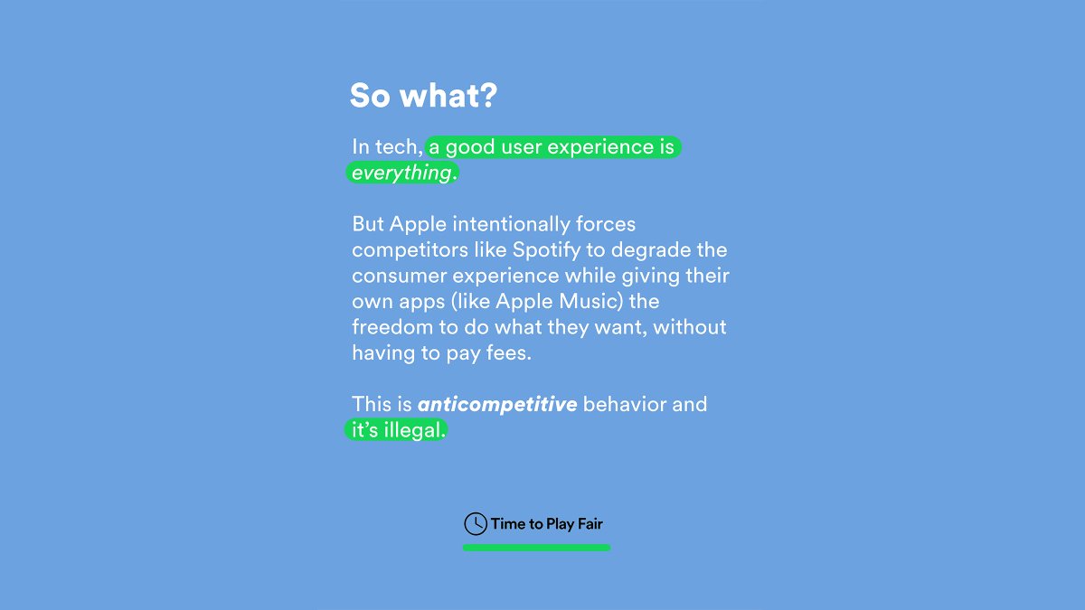 You’ve heard us talk about Apple’s anticompetitive practices—but what does that actually mean and why do we care so much? Here’s a break down and if you want to learn more head to: TimeToPlayFair.com