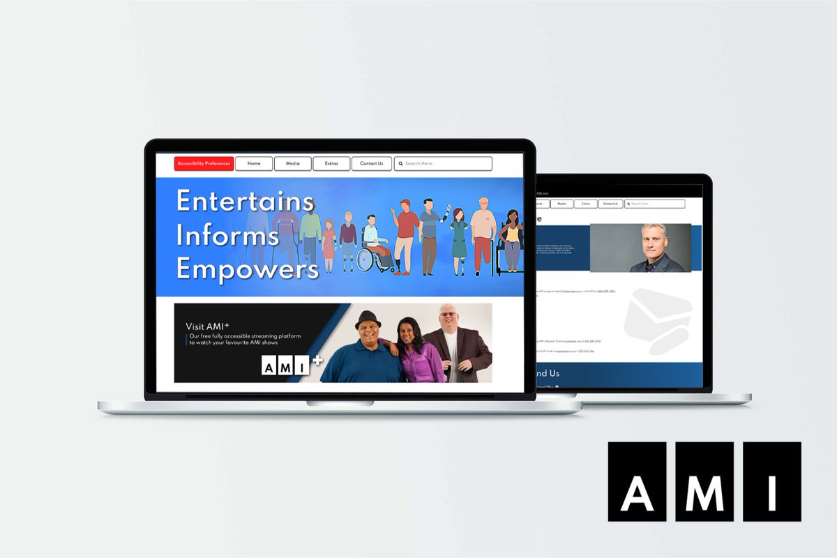 AMI.ca has been re-branded as a corporate website. Visitors to the new AMI.ca will find info about careers available, the annual AMI Scholarship, AMI-tv and AMI-audio schedules, AMI's Research Panel, described video guide and popular recipes!