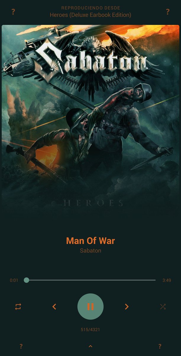 Man Of War es la mejor canción tributo que se puede hacer porque la letra esta compuesta de títulos de canciones y albums de Manowar.