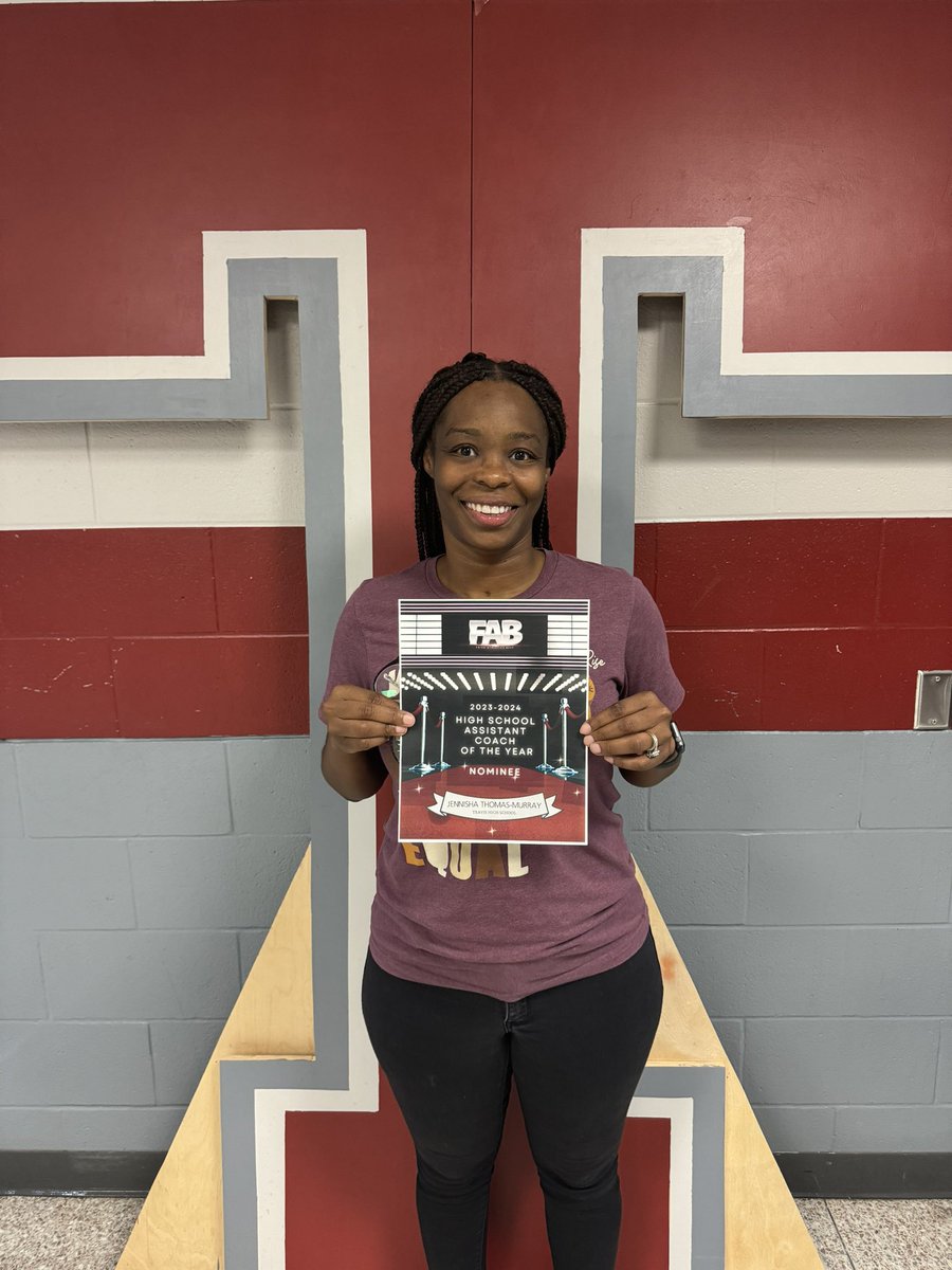 That’s my lil boo thing! So proud to know you, watch you, learn from you, and everything in between. You deserve all the recognition as a coach, as an advocate, as a teacher. Thank you for being the best example to our kids and staff! @THS_Tigers @JMurray_Coach