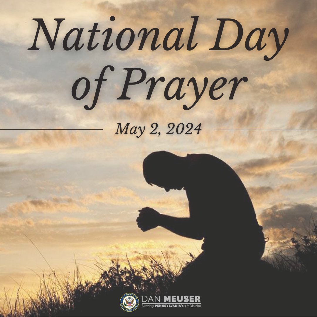 Today, on this National Day of Prayer, let's unite in prayer for our nation and the world. Together, unified in prayer, we shall be stronger and more resilient than ever before. Faith will guide us, empower us, and give us the courage to persevere.