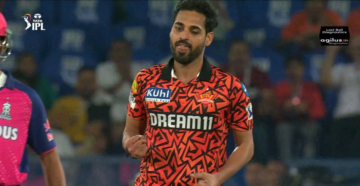 BHUVI, THE HERO...!!!! RAJASTHAN ROYALS NEEDED 2 FROM 1 BALL & BHUVI GETS POWELL. 🤯