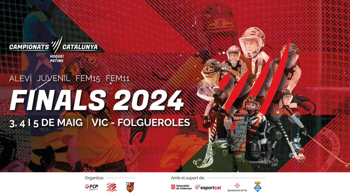 🚨 STREAMINGS PER A VIC I FOLGUEROLES!

📺 DISSABTE TARDA
- Totes les semifinals en directe a Youtube FCP: youtube.com/channel/UC5U50…

📺DIUMENGE 
- 11:00h fem11 a Youtube FCP
- 12:30h fem15 a Youtube FCP
- 16:15h Juvenil per <a href="/laxarxames/">La Xarxa+</a>
- 18:30h Alevi per <a href="/laxarxames/">La Xarxa+</a>