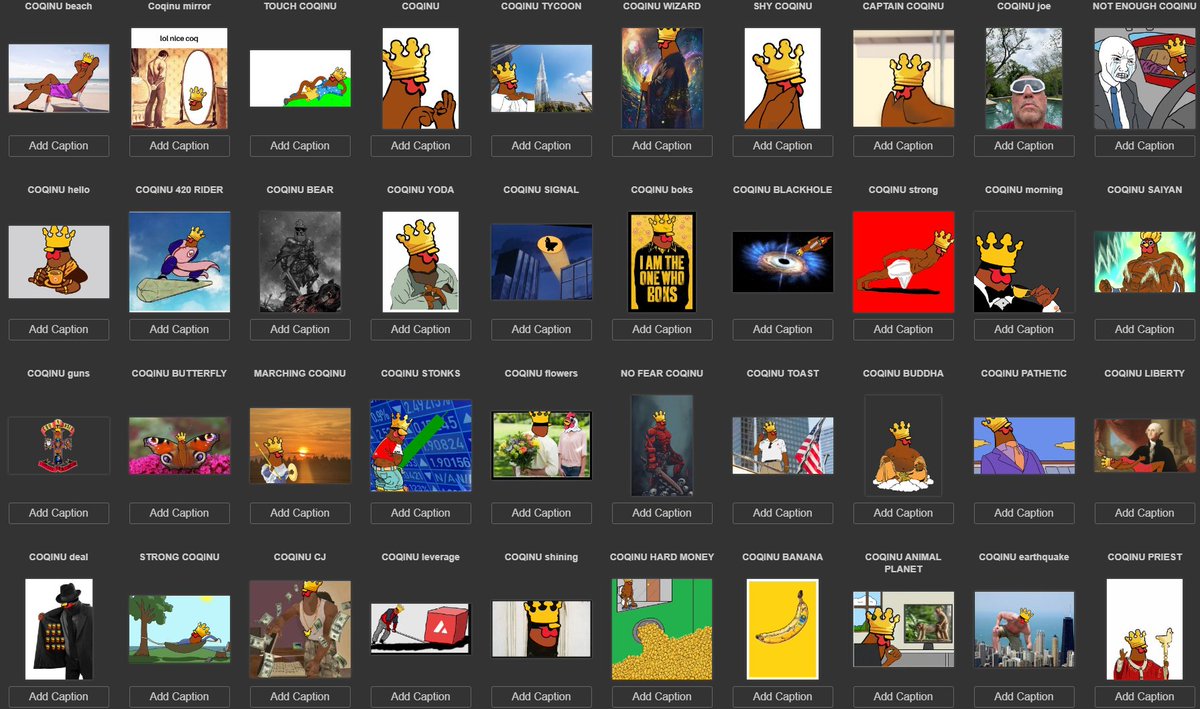 The sheer volume of @CoqInuAvax memes on imgflip is absolutely mindblowing 🤯