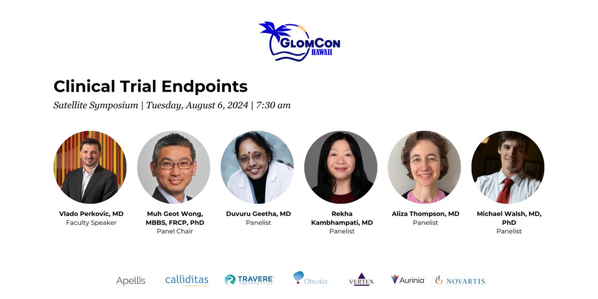 “Exploring Endpoints in Glomerular Disease Trials' 💊 - Join us for a session focusing on current approaches and controversies in defining clinical trial endpoints for glomerular diseases, shedding light on the evolving research landscape in this field. Register here 👉…