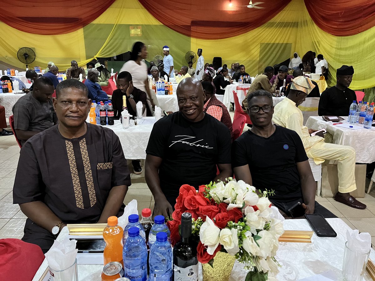 With Gen Kuti & Gen Falade @ the sent forth dinner of Nigerian Army Commandant Sobi Barracks