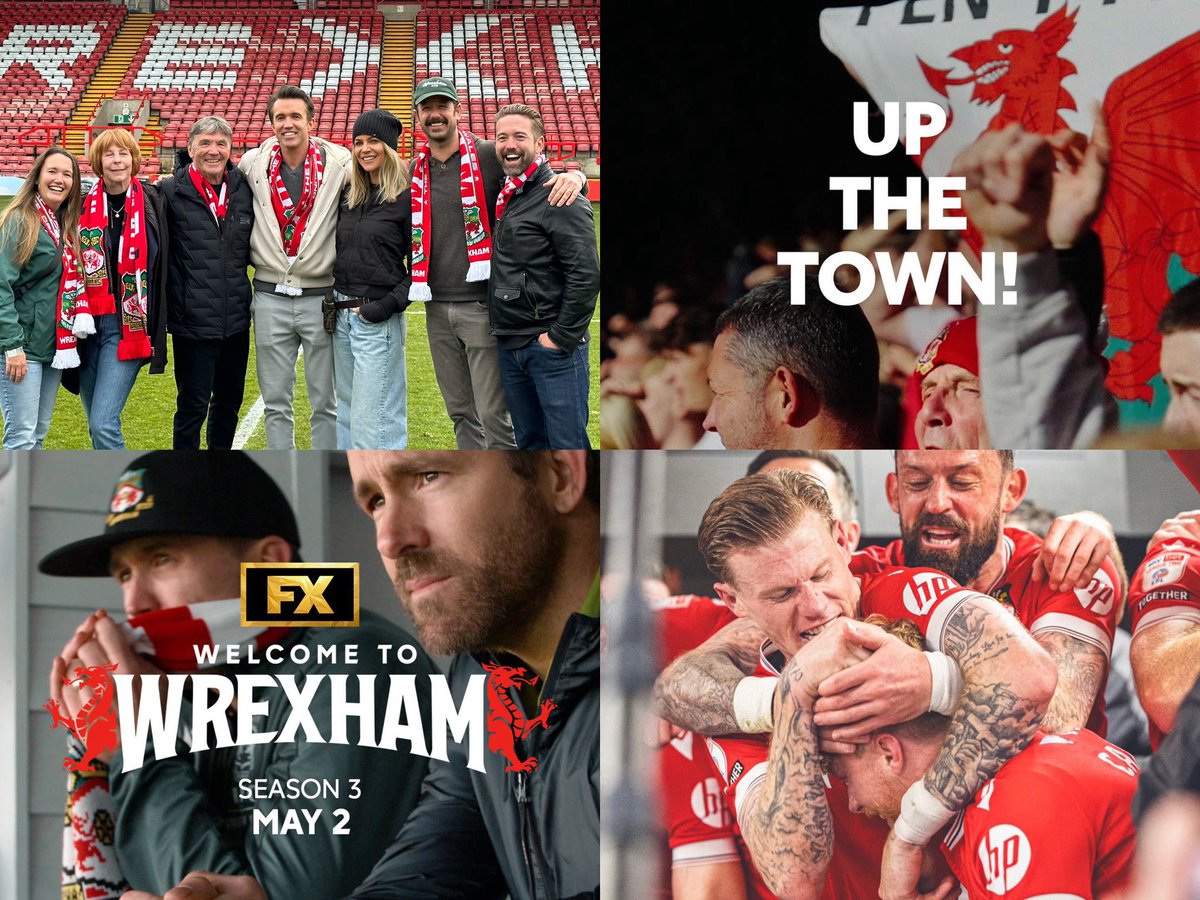 Season 3 of @WrexhamFX premieres today! Stream on Hulu! :)
