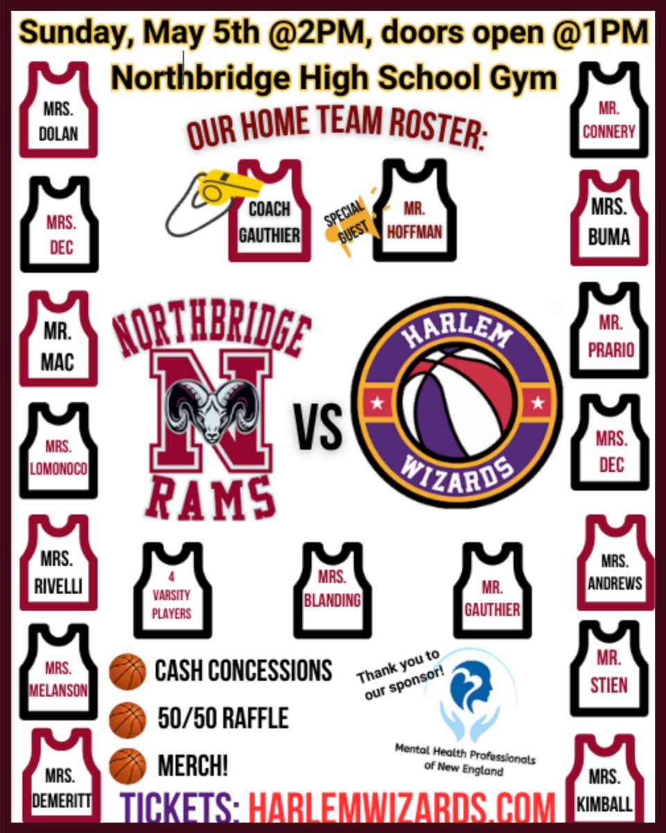 Here is our official lineup vs. the Wizards this Sunday!!  Go get RAMS!!!