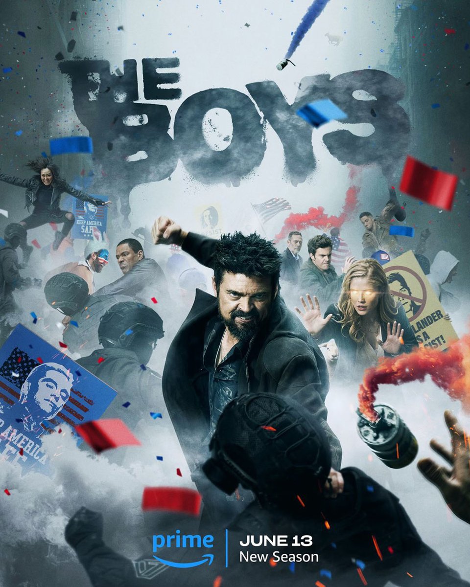 #TheBoys 4. sezonundan yeni posterler yayınlandı.

Yeni sezon 13 Haziran'da yayınlanacak.