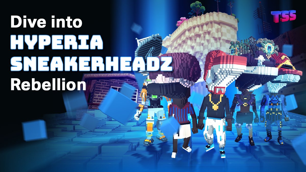 🌐 Dive into Hyperia: Sneakerheadz Rebellion on @TheSandboxGame, with The Voxel Collection! 🚀 Unlocks exclusive in-game rewards and wearables. Join the adventure, rule the metaverse! 🎮 #SneakerheadzRebellion #VoxelAdventure