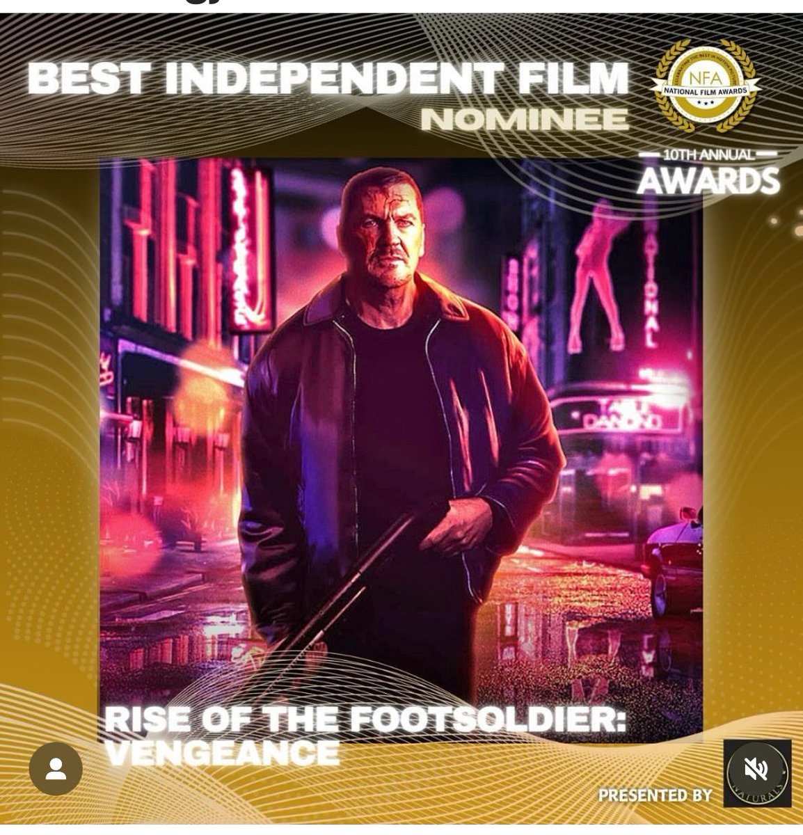 Massive thank you to the @NATFilmAwards and the public for always getting behind indie UK Film🙏& always nice to be Nominated for best indie film Footsoldier Vengeance ❤️👊💪💥🎥 @CarnabyFilms @NickNevern @JasonMaza @gmrusso1 @JOSHMYER5 @AnthonySkordi @KirstyJCurtis…