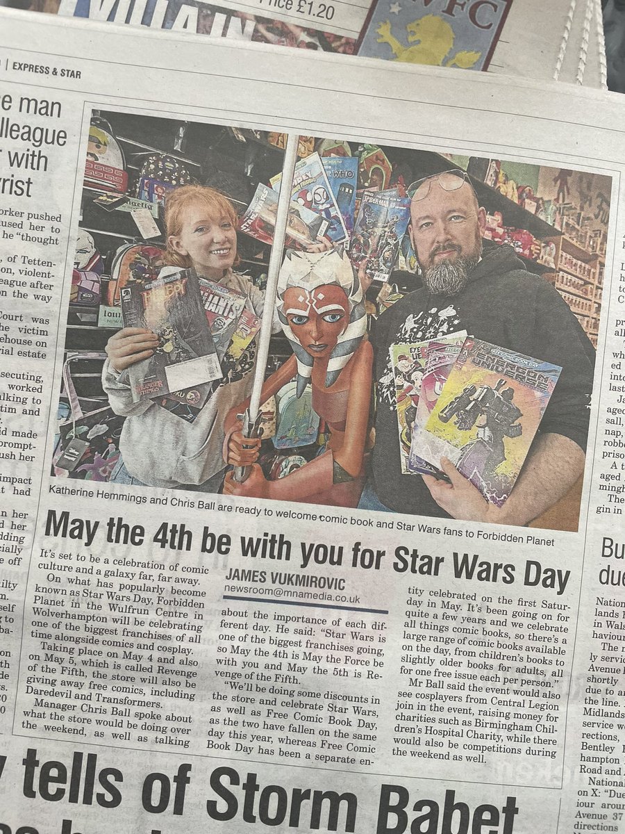 Support your local comic book shop this Free Comic Book Day and Star Wars Day y’all!! 💥📖 @Freecomicbook