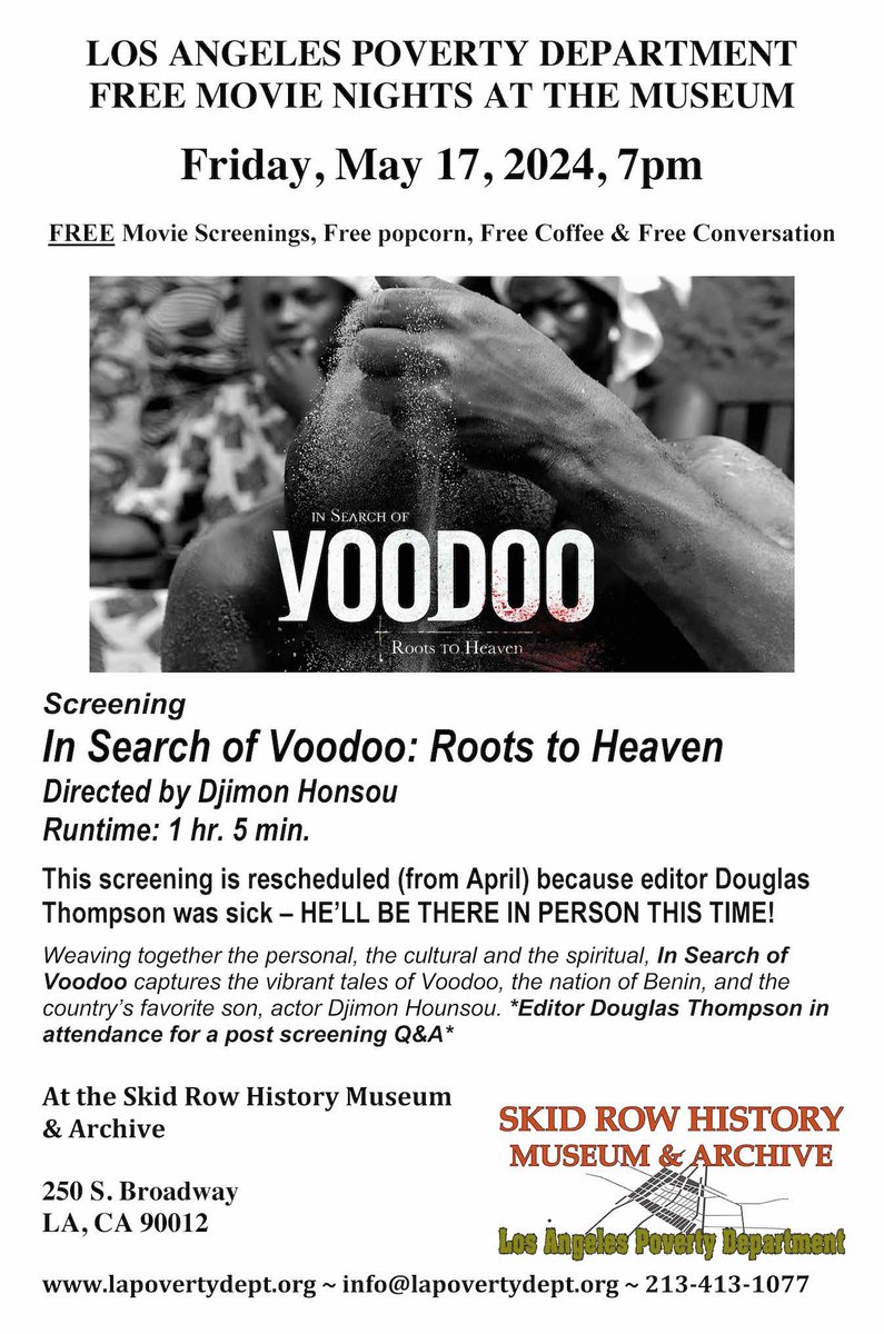 In Search of Voodoo: Roots to Heaven meetup.com/los-angeles-sk… #Meetup via <a href="/Meetup/">Meetup</a>