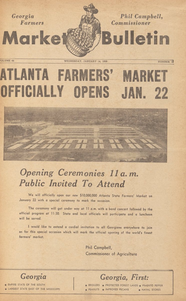 As temperatures start to warm up, we wanted to #TBT to Georgia's state farmers markets, beloved spots for Georgians for years, offering fresh produce and vibrant community vibes. Let's embrace the memories of sunny days and local flavors as we look forward to the upcoming season!