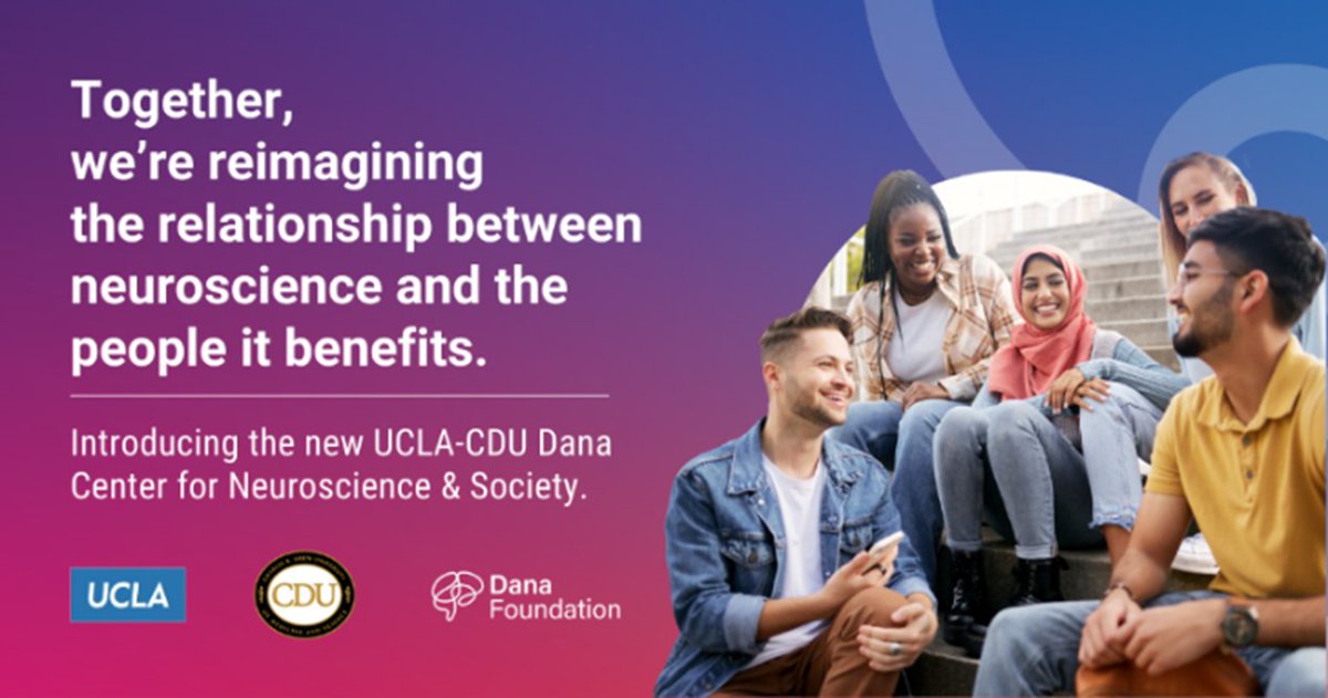 Congrats to @dana_fdn on the launch of the Dana Center Initiative for Neuroscience & Society! This initiative is designed to propel the field of #neuroscience forward by nurturing partnerships. dana.org/article/the-da… @UCLA @cdrewu @LoyolaChicago