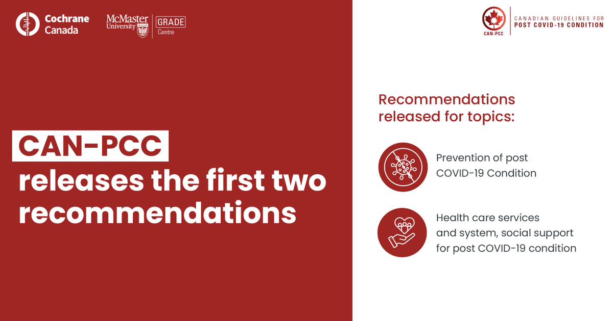 The CAN-PCC collaborative would like to announce the release of the first two recommendations! To learn more and read these recommendations, please visit: can-pcc.recmap.org/recommendation…