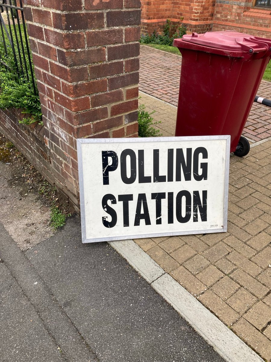 Norcot Wasd #rdguk - been to vote on my way back home #LocalElections2024 #rememberyourphotid
