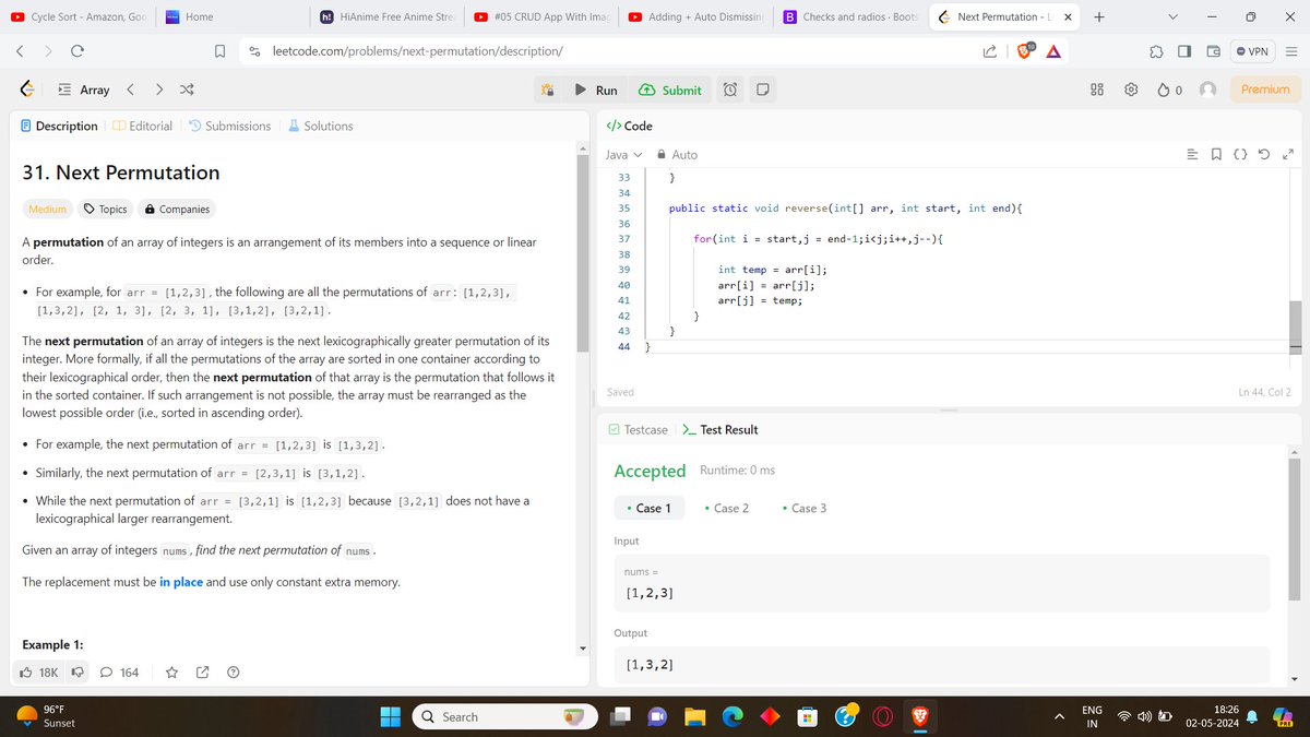 Day 55/100 #100DaysOfCodeSolved 1 easy Java problems
@LeetCode

work on profile UI for social media app

#Nodejs #BackendDevelopment #webdev #Connect #buildinpublic #letsconnect #java #LearnInPublic #mongodb #100daysofcodechallenge #express #javascript