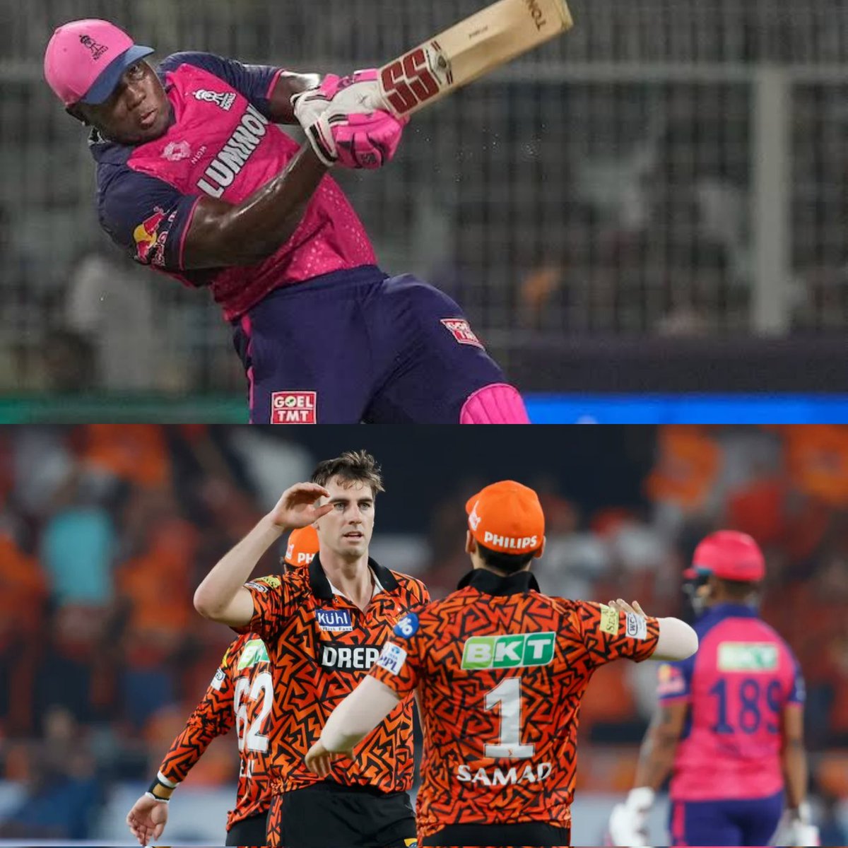 The best match till now in IPL 2024 🔥🔥🔥🔥🔥#SRHvsRR

Well played champ Powell 👏🏻👏🏻👏🏻