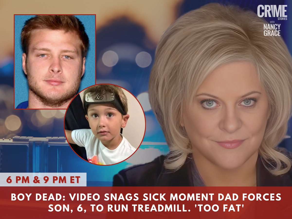 Join Us TONIGHT on @MeritStMedia! NEW #CrimeStories at 6 PM & 9 PM ET: Boy Dead: Video Snags Sick Moment Dad Forces Son, 6, to Run Treadmill. ‘Too Fat' meritplus.com