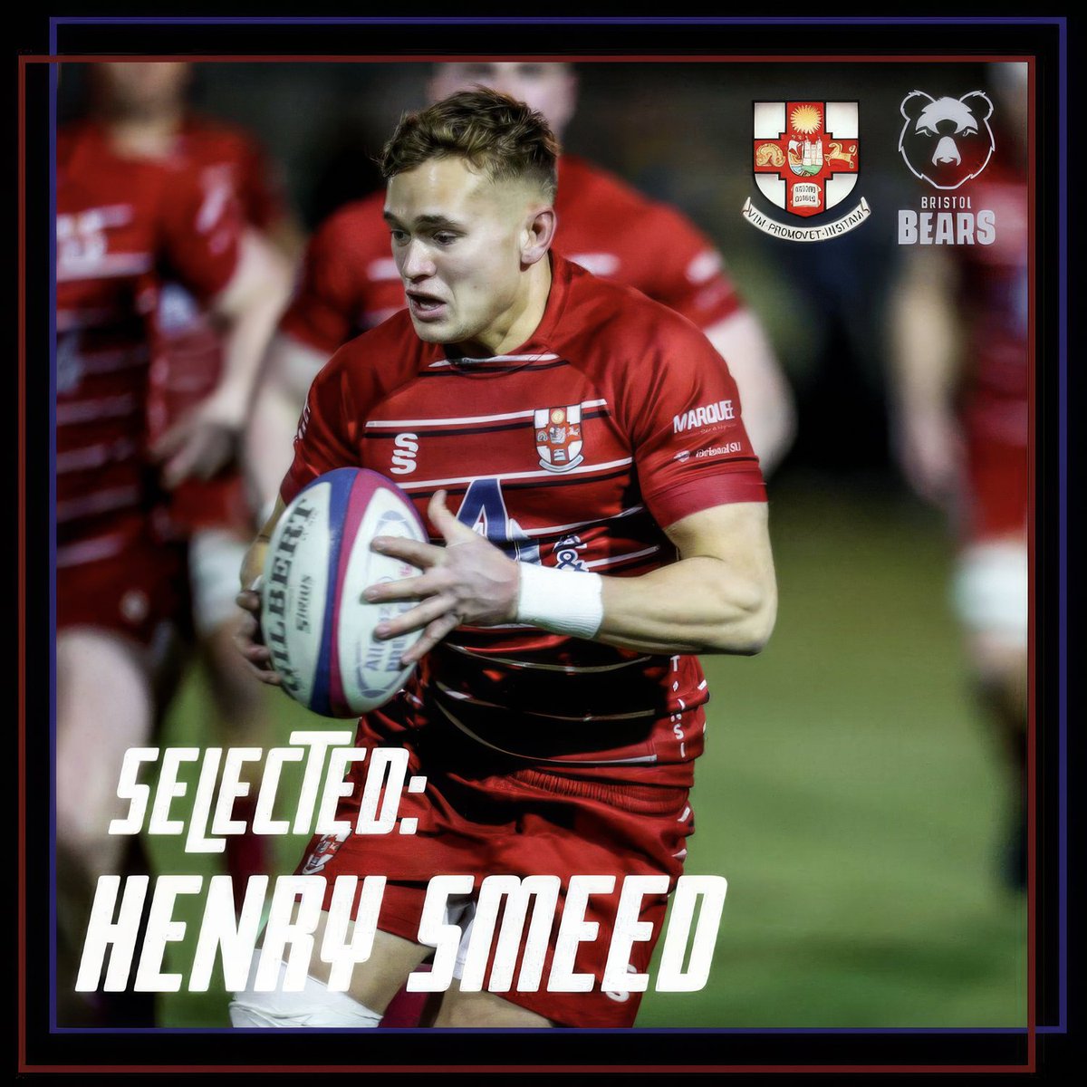 Good luck to OA Henry Smeed, who is playing for the Bristol Bears U23 squad this Friday against a #Bristol combined XV! #KingsCollegeSport