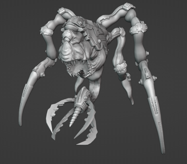 ValiantDan's tweet photo. It just keeps evolving, almost done with the block out / design. Still adding on the legs and finding new shapes.

https://t.co/9Qxiqd4gGn
#freelance #freelanceartist  #3dartist #3dgraphics #digitaljobs #gamedevjobs #3d #3dmodeling #3dart #cgi #3dgraphics #gameart #art https://t.co/NtzYKDezmU