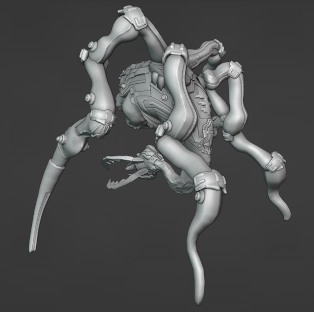 ValiantDan's tweet photo. It just keeps evolving, almost done with the block out / design. Still adding on the legs and finding new shapes.

https://t.co/9Qxiqd4gGn
#freelance #freelanceartist  #3dartist #3dgraphics #digitaljobs #gamedevjobs #3d #3dmodeling #3dart #cgi #3dgraphics #gameart #art https://t.co/NtzYKDezmU