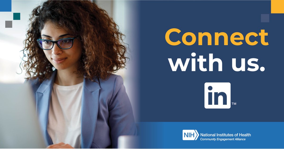 Craving more #NIHCEAL? 

Head over to our LinkedIn page for:
📰 updates from CEAL programs and
🗞️ groundbreaking #CommunityEngagedResearch

Follow us today: linkedin.com/company/nihcea…