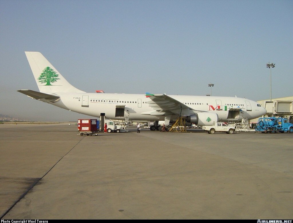 A Middle East Airlines A300 seen here in this photo at Beirut Airport in May 2001 #avgeeks 📷- Wael Tayara