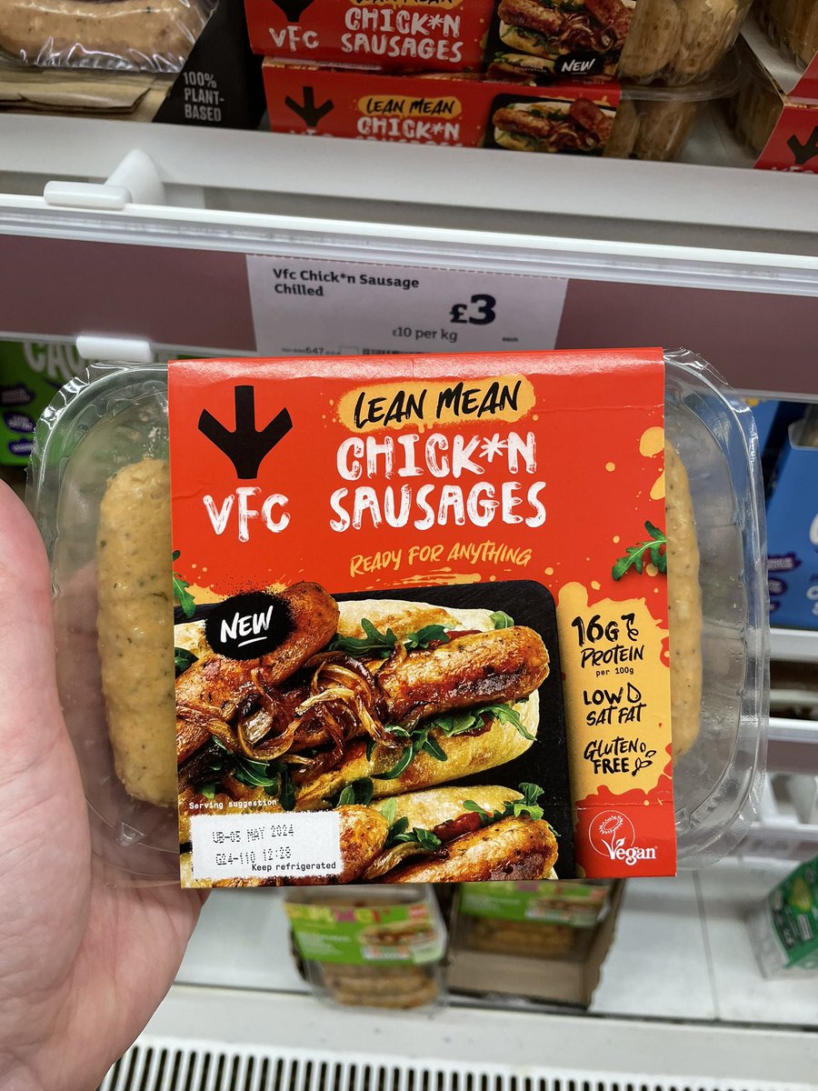 New Finds! 👀 At Sainsbury’s @BeyondMeat @Vegebutcher @VFCfood #meatfree #burger #jalapeno #fish #cod #sausages #wellthisisnew