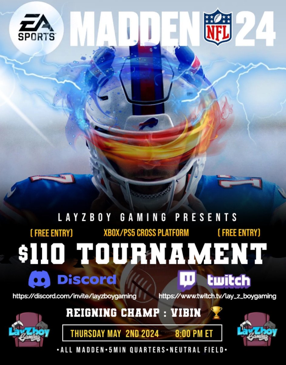 lay_z_boygaming's tweet photo. FREE ENTRY REGS tournament 110$ payout. https://t.co/M2S72qnTuK
