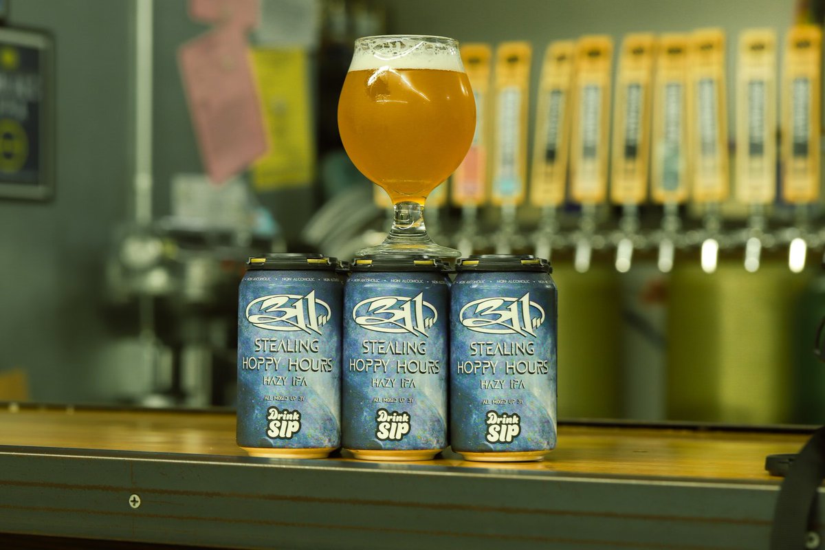 Summer is coming! Cool off with our Hoppy Hours non-alcoholic Hazy IPA! ☀️ Shop now at 311beer.com