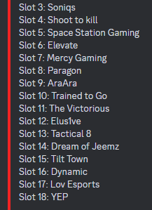 APL Weekly Series Day 1 in 5 hours! Some big names in here, but the question on so many minds is: Can Mercy Gaming maintain their NA top tier quality? Their journey continues tonight! (BTW Paragon is old FBI)
ENG cast- twitch.tv/cammmyd
(Our SA crew is busy tonight)
