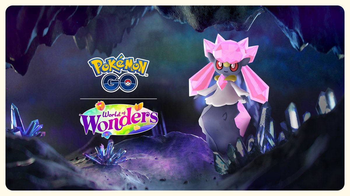 Diancie, o Pokémon Joia, fará uma aparição deslumbrante na História de Pesquisa Especial Brilho e Glamour no #PokemonGO. 💎 ✨ Conclua a Pesquisa Especial para ganhar um encontro com o Pokémon Mítico Diancie ou para ganhar Doces Diancie. 👉 pokemongolive.com/post/diancie-g…