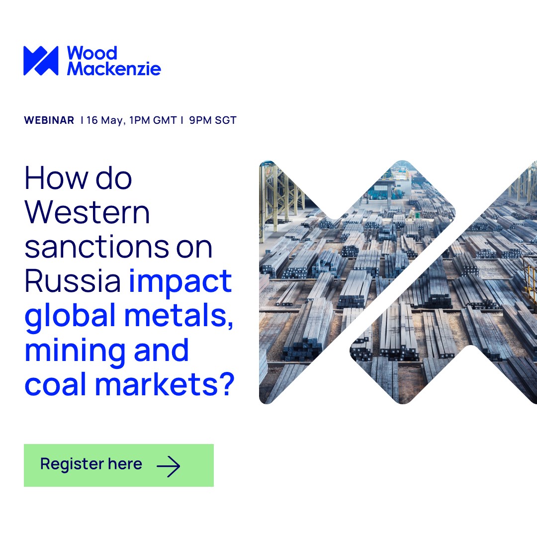 How do western sanctions on Russia impact global metals, mining & coal markets? Join us on May 16 as we explore the strategic shifts in trade, logistics & international partnerships, providing insights into the complex geopolitical landscape. Register now: okt.to/rfEuqY