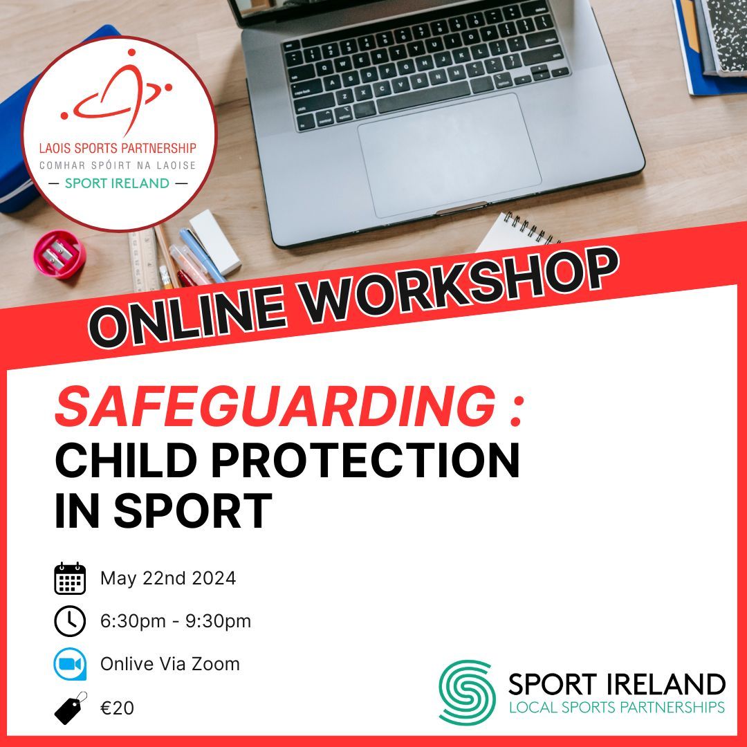 🚩SAFEGUARDING 1 🚩 Places available for safeguarding 1 Online Workshop, Child Protection taking place May 22 at 18:30 Register at the link: buff.ly/3wjtOko...