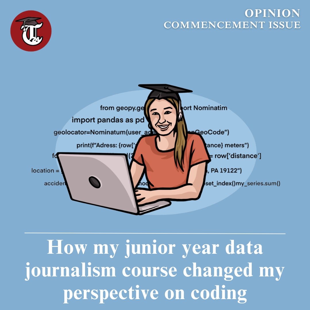SENIOR ESSAY: Managing Editor <a href="/juliaamerola/">Julia Merola</a> reflects on her journey from hating all things involving math to breaking into the data journalism world.

🔗temple-news.com/how-my-junior-…