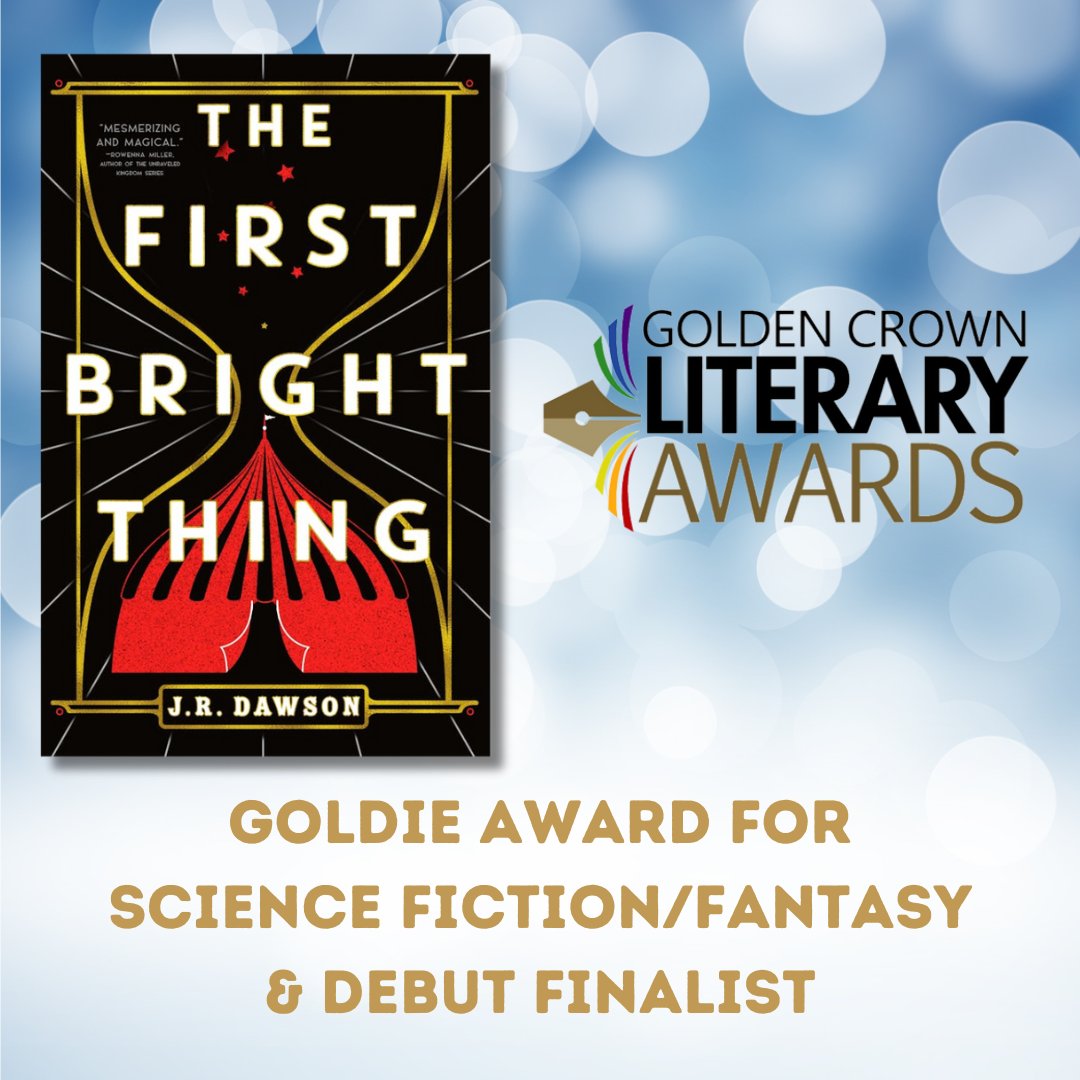 Congratulations, @J_R_Dawson! 

#TheFirstBrightThing is a finalist for the Goldie Award For Science Fiction/Fantasy & Debut!🎉⁣
⁣