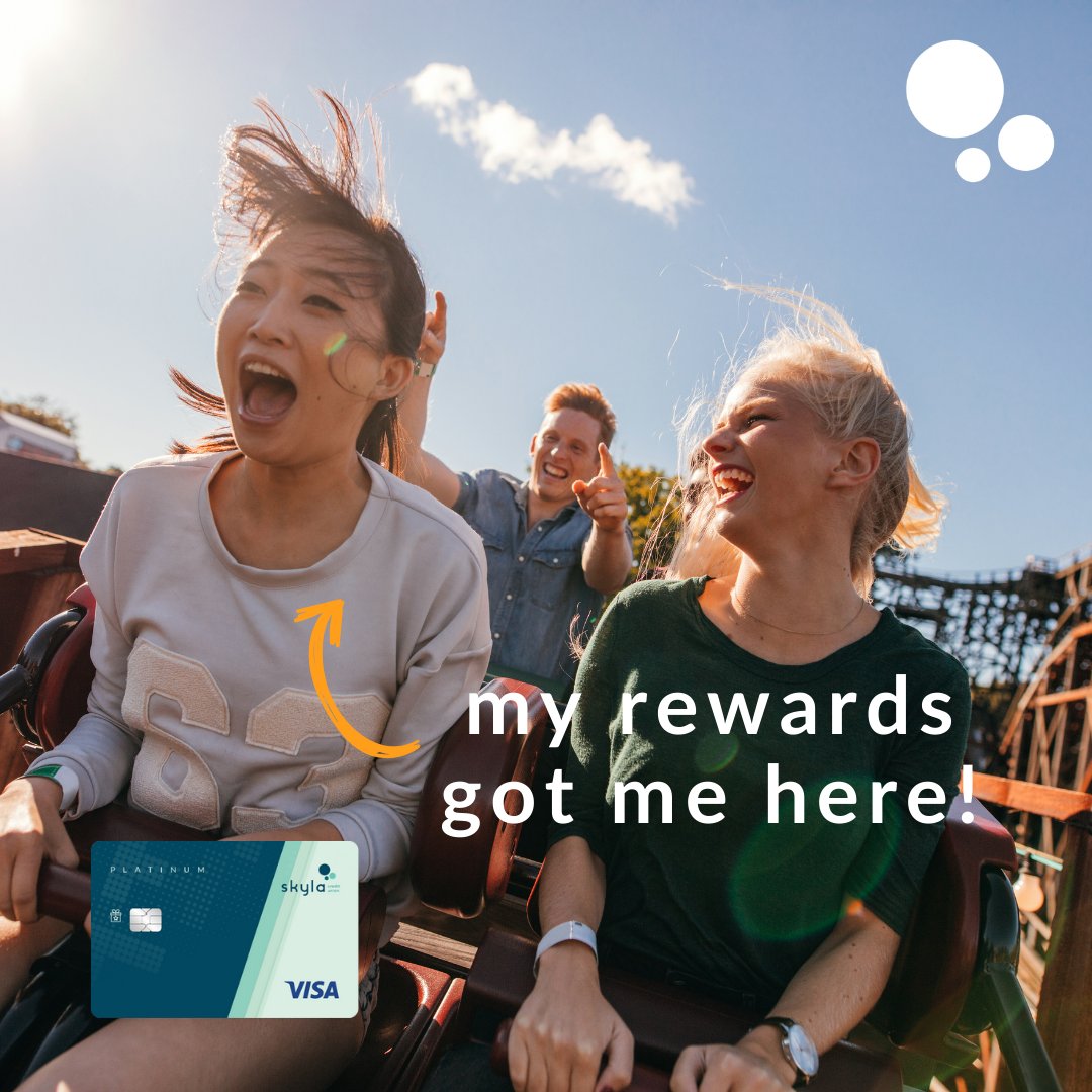 Redeem every point you earn with our Platinum Rewards Card for adventures and memories. Learn more hubs.la/Q02vX7nM0 #SkylaCU #BelieveInBetter