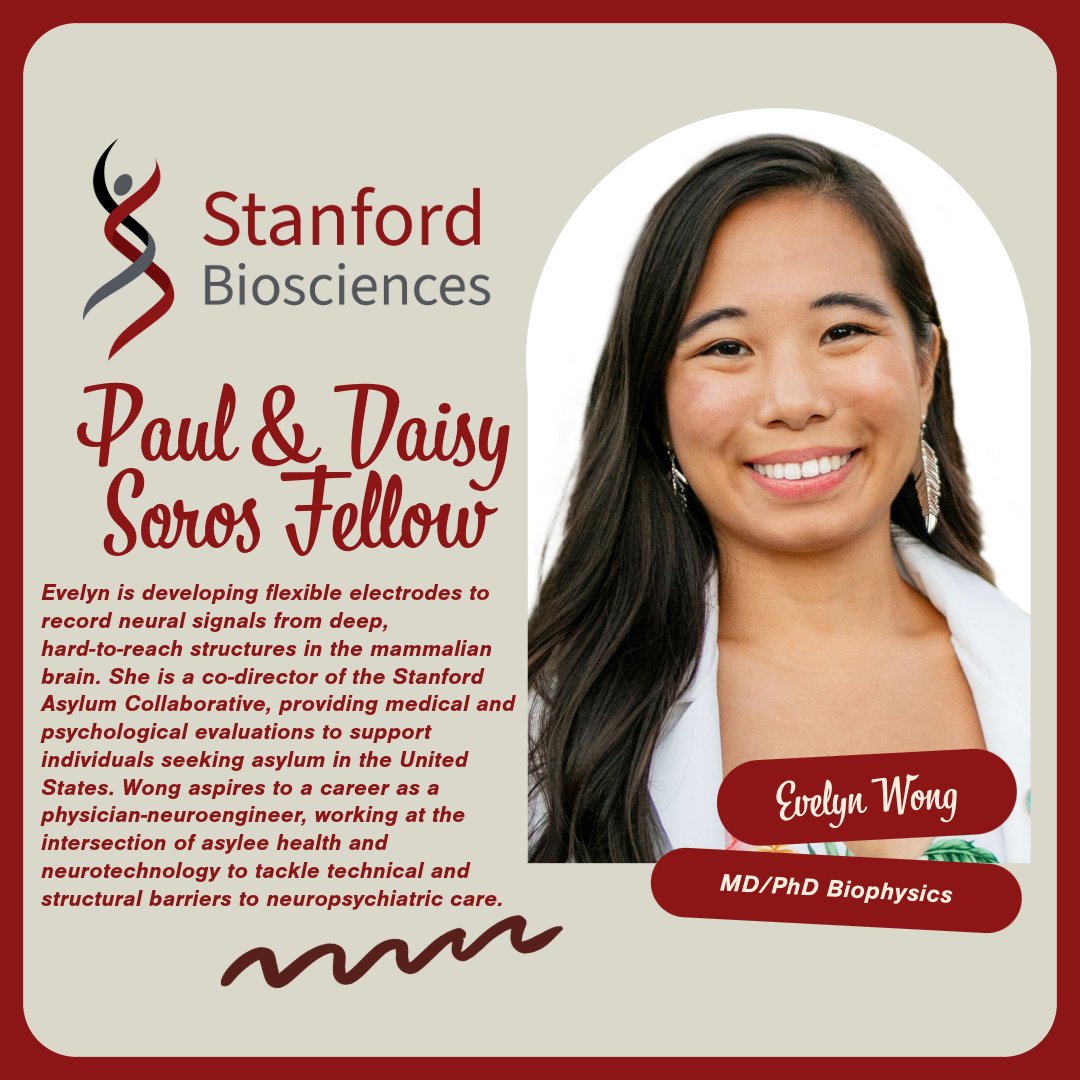 Congratulations to the #StanfordBiosciences 2024 Paul & Daisy Soros Fellows. Learn more about winners by reading the Stanford Report: news.stanford.edu/report/2024/04… 📸: @PDSoros #StanfordMed #StanfordReport #Biosciences #PhDJourney #PaulDaisySorosFellowship #CelebrateTheBiosciences